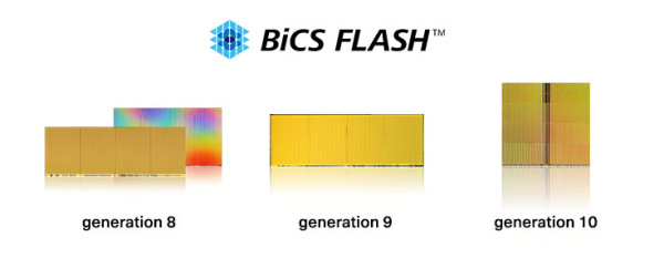 Kioxia & SanDisk Ship BiCS10 332-Layer 3D NAND Samples – 59% Density Jump